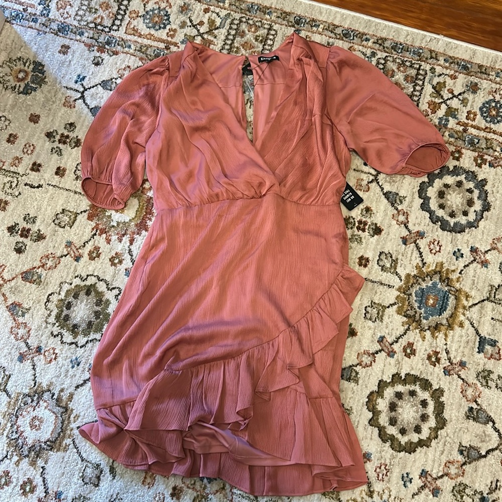 Dusty Rose color dress from Express